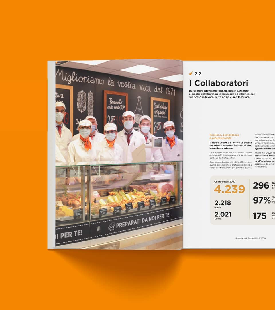 rapporto di sostenibilità alì supermercati aperto