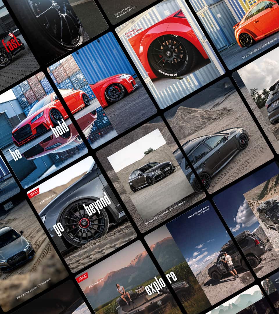 immagini campagna social oz racing