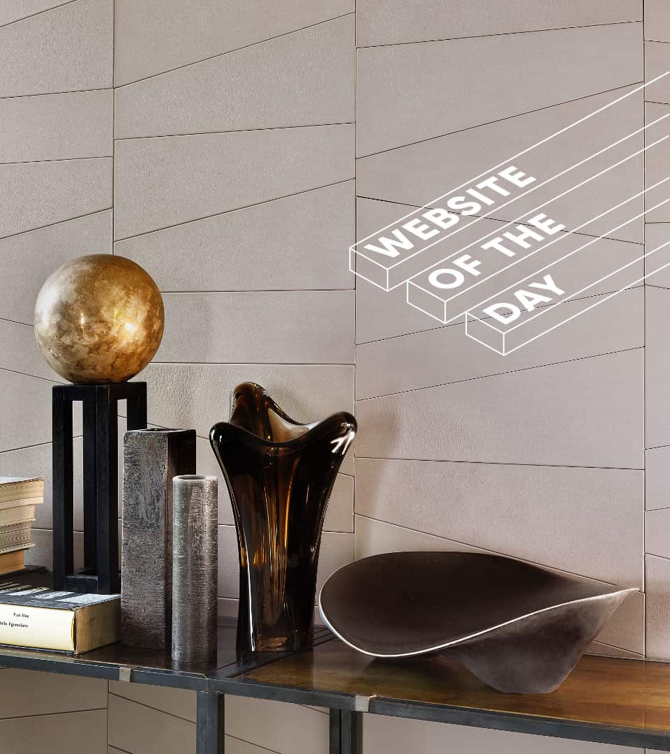 parete in pelle con oggetti. di design studioart